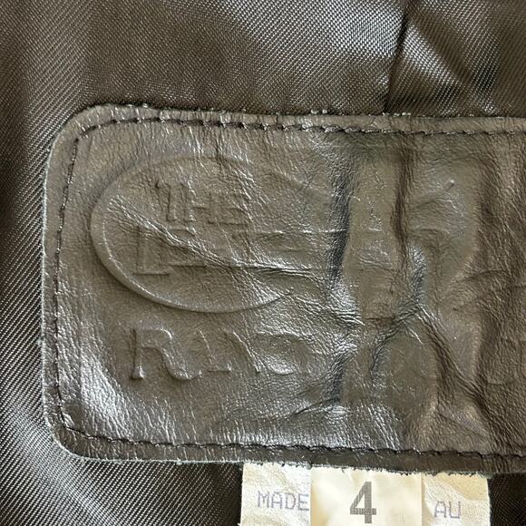 The Leather Ranch Vest Womens Large Zipper Moto Biker Motorcycle 90s Goth Y2K - Picture 12 of 15